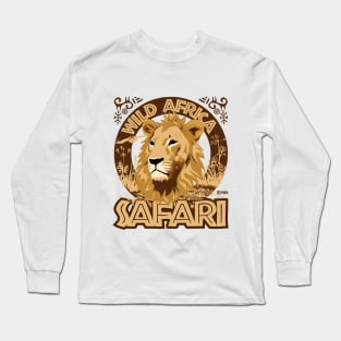 Wild Africa Safari, African lion, Long Sleeve T-Shirt